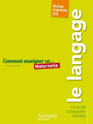 cover image of Comment enseigner le langage en maternelle